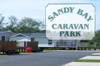 Sandy Bay Caravan Park logo